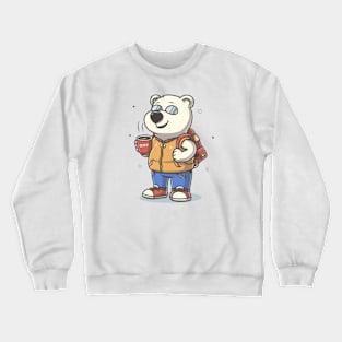 Polar bear coffee Crewneck Sweatshirt